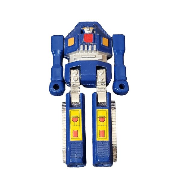 Vintage Bandai 1982 GoBots Blue Tank Popy DS MR-02 Action Figure *No Gun* - Picture 4 of 5